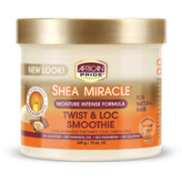 African Pride Shea Miracle Moisture Twist & Loc Smoothie, 12 oz