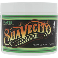 Suavecito Pomade Matte (Shine-Free) Formula 4 oz, 1 Pack - Medium Hold Hair Pomade For Men - Low Shine Hair Paste For Natural Texture Hairstyles