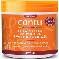 Cantu Natural Hair Twist & Lock Gel 13 Ounce Jar (384ml) (2 Pack)