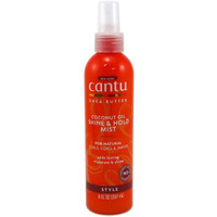 Cantu Natural Hair Coconut Oil Shine & Hold Mist 8.4 Ounce Spry (248ml) (2 Pack)
