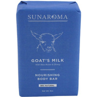 Sunaroma Conditioning Goat's Milk Bar Soap, 8 Ounce (Pack of 3)
