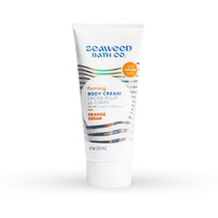 Seaweed Bath Co. Firming Body Cream, Orange Cedar Scent, 6 Ounce, Skin Toning Hand & Body Lotion Moisturizer for Dry Skin, with Sustainably Harvested Seaweed, Chlorella, Green Coffee Bean