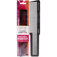 Flat Top Clipper Carbon Comb High Heat Resistant 8 by SalonChic for Unisex - 1 Pc Comb