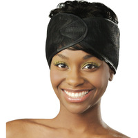 Donna Collection Mesh Wrap, Black
