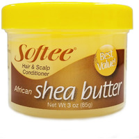 Softee African Shea Butter Hair & Scalp Conditioner, Yellow , 3 Oz