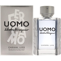 Uomo Casual Life by Salvatore Ferragamo, 3.4 oz Eau De Toilette Spray for Men