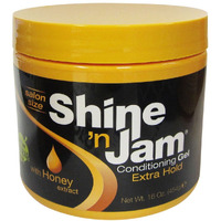Shine-n-Jam Conditioning Gel Extra Hold by Ampro for Women - 16 oz Gel