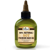 Difeel Sunflower Premium Natural Hair Oil, Soy, 2.5 Ounce