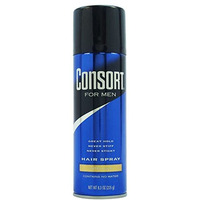 Consort Extra Hold Hair Spray Aerosol for Men, 8.30 Ounce