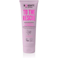 Noughty 97% Natural To The Rescue Moisture Boost Shampoo, to Gently Cleanse and Replenish Lost Moisture with Sweet Almond and Sunflower Seed, Sulphate Free Vegan Haircare 250ml