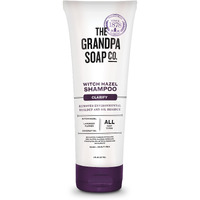 The Grandpa Soap Company Clarifying Witch Hazel Shampoo - Removes Buildup, With Witch Hazel & Lavender Flower, For All Hair Types, Vegan, Sulfates and Parabens Free, 8 Fl Oz