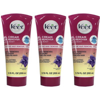 Fast Acting Gel Cream Hair Remover Veet Hair Remover Women 6.78 oz (Pack of 3)