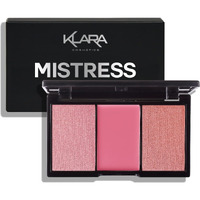 3 Shade Palette Powder and Cream Blush - Mistress by Klara for Women - 0.35 oz Makeup