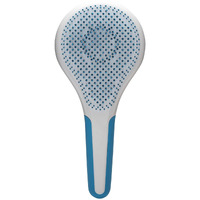 Wet and Dry Hair Detangler Thick and Curly Hair - Blue-White by Michel Mercier for Women - 1 Pc Hair Brush