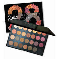 RUDE No Regrets 28 Excuses Eyeshadow Palette (Dc)(D0102H2BEIW)