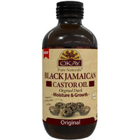 Okay Black Jamaican Castor Oil Original Dark 4oz / 118ml