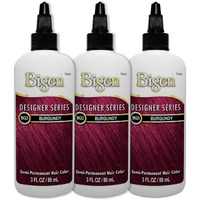 Bigen Semi-Permanent Haircolor #Bg3 Burgundy 3 Ounce (88ml) (3 Pack)