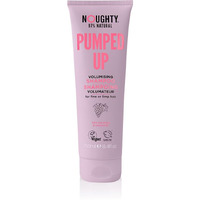 Noughty 97% Natural Pumped Up Volumising Shampoo to Gently Cleanse and Volumise Fine or Limp Hair with Red Grape and Vitamin B5, Sulphate Free Vegan Haircare 250ml