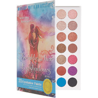 Twinkle In Her 35 Eyeshadows Palette - Book 1 by Rude Cosmetics for Women - 1.34 oz Eye Shadow