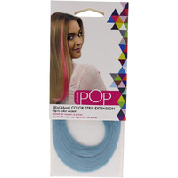 Pop Color Strip Extension - Blue Frosting by Hairdo for Women - 18 Inch Hair Extension
