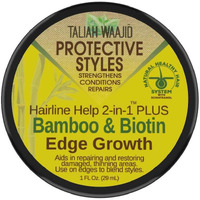 Taliah Waajid Protective Styles Hairline Help 2-in-1 Plus Bamboo & Biotin Edge Growth, 1oz