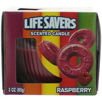 Life Savers Scented Candle 3 oz Jar - Raspberry