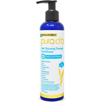 PURA D'OR Hair Thinning Therapy Conditioner (8oz) for Added Moisture, Infused with Argan Oil, Biotin & Natural Ingredients, Sulfate Free, for All Hair Types, Men & Women (Packaging May Vary)