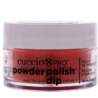 Pro Powder Polish Nail Colour Dip System - Red with Orange Undertones by Cuccio Colour for Women - 0.5 oz Nail Powder