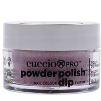 Pro Powder Polish Nail Colour Dip System - Barbie Pink Glitter by Cuccio Colour for Women - 0.5 oz Nail Powder