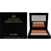 Velveteen Blush and Shimmer Duet - 32 Vintage and Glow by GA-DE for Women - 0.26 oz Blush