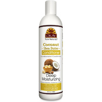 OKAY | Coconut & Shea Butter Conditioner | For All Hair Types & Textures | Fortify - Strengthen - Revitalize | With Olive, Argan & Avocado Oil | Free of Paraben, Silicone, Sulfate | 12. oz