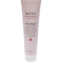 Rosewater Gentle Cream-Gel Face Cleanser by Natio for Women - 3.3 oz Cleanser