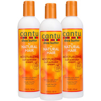 Cantu Shea Butter for Natural Hair Moisturizing Curl Activator Cream, 36 Ounce, 3-pack