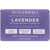 Sunaroma Lavender W/Shea Butter & Vitamin E Oil Soap (Pack of 1)