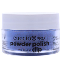 Pro Powder Polish Nail Colour Dip System - Purple With Red Glitter by Cuccio Colour for Women - 0.5 oz Nail Powder