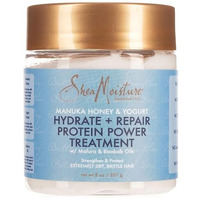 Shea Moisture Manuka Honey and Yogurt Hydrate Plus Repair Protein Power for Unisex Treatment, 8 Ounce