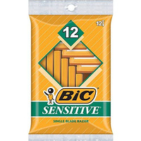 Bic Single Blade Shavers Sensitive Skin - 12 ct (3 packs of 12)