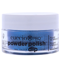 Pro Powder Polish Nail Colour Dip System - Blue With Pink Glitter by Cuccio Colour for Women - 0.5 oz Nail Powder