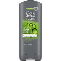 Dove Men+Care Body Wash for Hydrated and Healthier Skin Extra Fresh Effectively Washes Away Bacteria While Nourishing Your Skin 13.5 oz