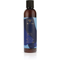As I Am Dry & Itchy Scalp Care Leave In Conditioner - 8 ounce - Enriched with Piroctone Olamine, Ceramides, Olive Oil, and Tea Tree Oil