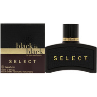 Black is Black Select by NuParfums, 3.4 oz Eau De Toilette Spray for Men