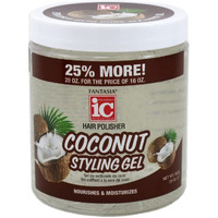 Fantasia Ic Coconut Styling Gel Nourish and Moisturize, 20 Ounce