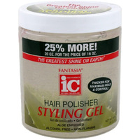 Fantasia Hair Polish Styling Gel With Sparkle Lites Regular, 16 Ounce