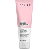 Acure 24HR Moisturizing Lotion - Soothing & Hydrating Unscented Body Lotion with Cocoa Butter & Colloidal Oatmeal - All Natural Moisturizer for Dry and Sensitive Skin - Vegan, Fragrance-Free, 8 Fl Oz