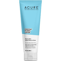 Acure Everyday Eczema Lotion - Daily Skin Protectant with 2% Colloidal Oatmeal for Sensitive, Easily Irritated Skin & Cocoa Butter for Moisturizing Dry Chapped Skin - 100% Vegan - Unscented, 8 Fl Oz