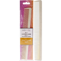Cutting Comb W-1 Measuring Marks High Heat Resistant 8.5 - Fine-Coarse Teeth by SalonChic for Unisex - 1 Pc Comb