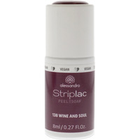Striplac Peel or Soak - 138 Wine and Soul by Alessandro for Women - 0.27 oz Nail Polish