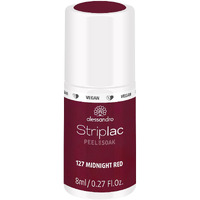 Striplac Peel or Soak - 127 Midnight Red by Alessandro for Women 0.27 oz Nail Polish