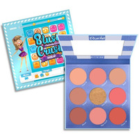 RUDE Blush crush 9 color Blush Palette - Level Up(D0102H2BR4g)
