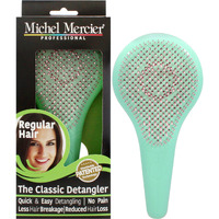 The Classic Detangler Regular Hair - Pink-Green by Michel Mercier for Unisex - 1 Pc Hair Brush